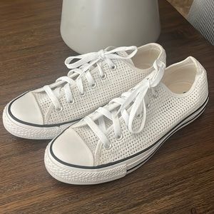 Women’s White Low Top Converse